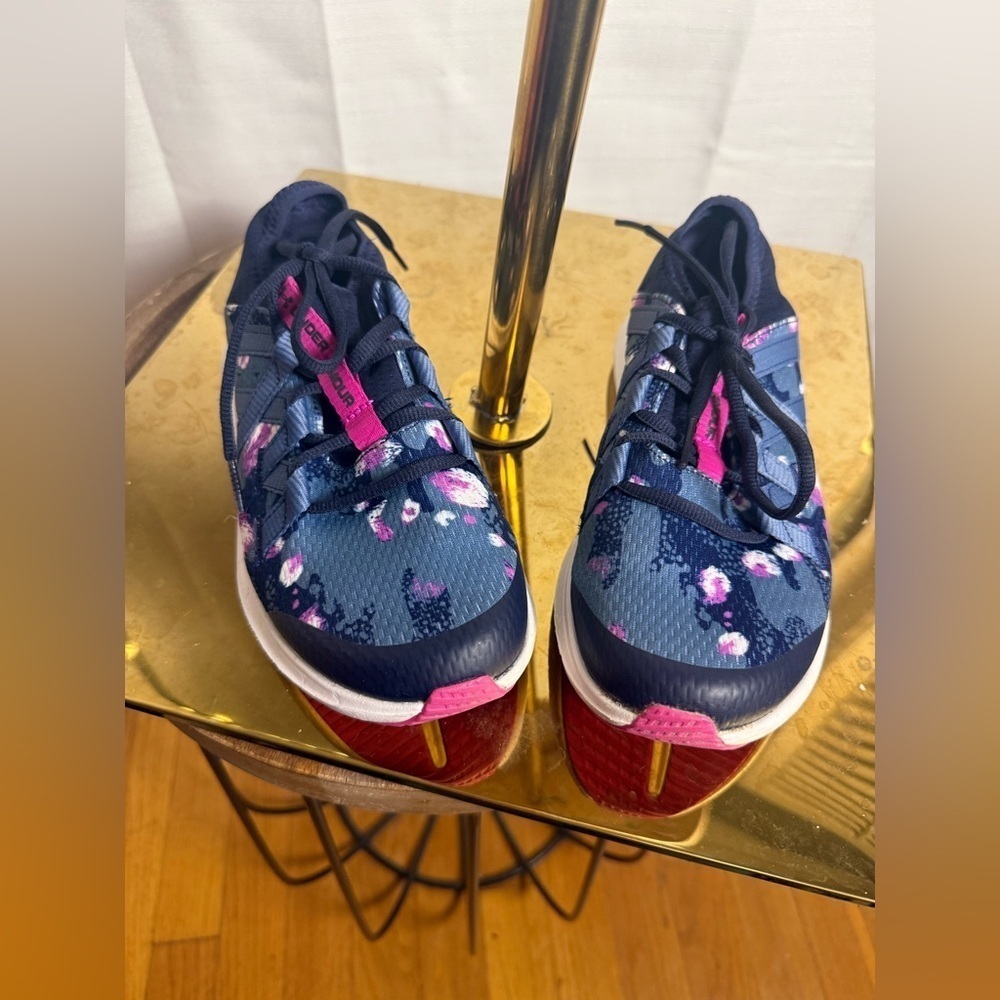 Under Armour Blue and Pink Sneakers with Stylish Design 4